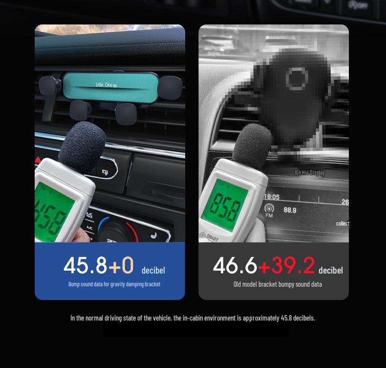 Gravity Retractable Car Phone Holder