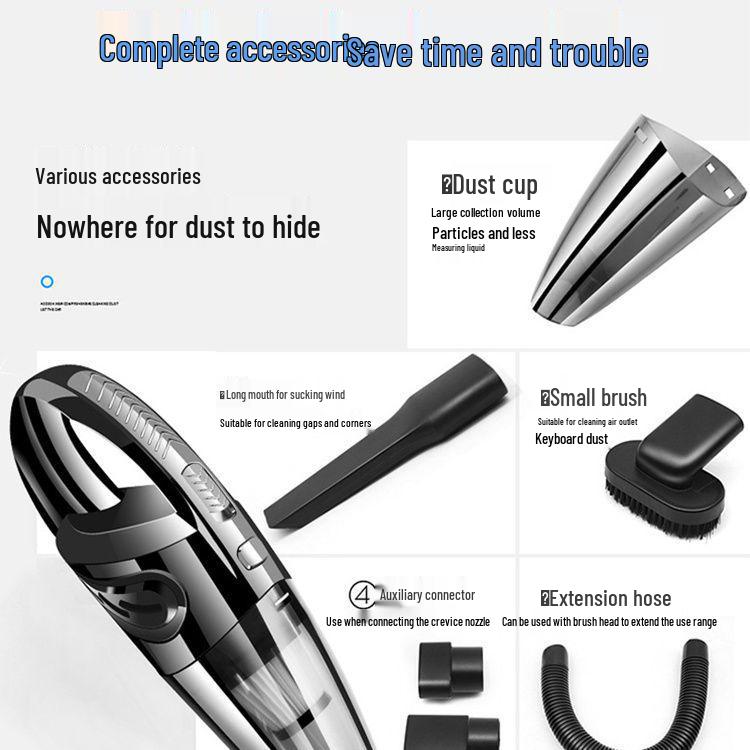 Compact Wireless Handheld Car & Desktop Vacuum Cleaner
