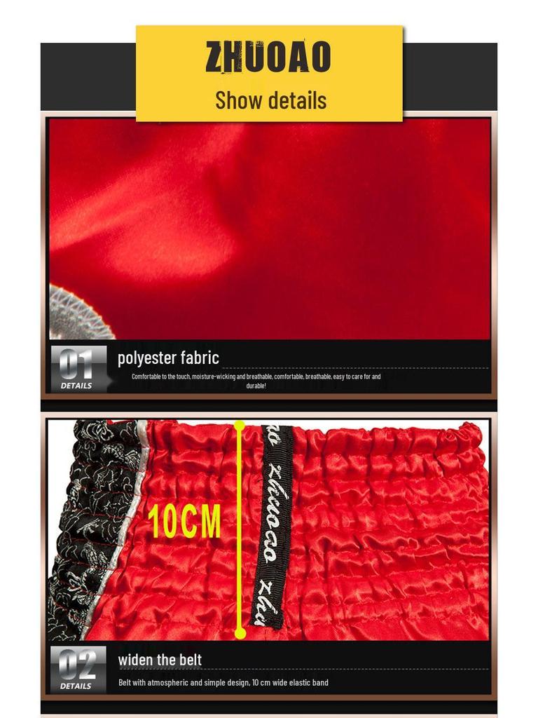 Muay Thai Fight Shorts for Men & Women - Training, Boxing, Sanda