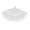 Lace Floral Folding Hand Fans Chinese Retro Style Bridal Wedding Party Dancing Props Lolita Performance Decorative Fan