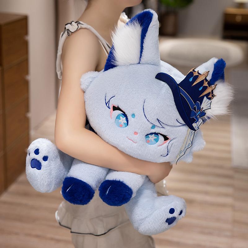 Kawaii Genshin Impact Cat Plush Animal MIHOYO Kaedehara Kazuha Doll Game Cartoon Balladeer Wanderer Toy Neuvillette Furina