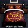 AS Roma Design Postel Povlečení 1 Povlak na přikrývku + 2 Povlaky na polštář Měkké Prodyšné Domácí Lůžkoviny