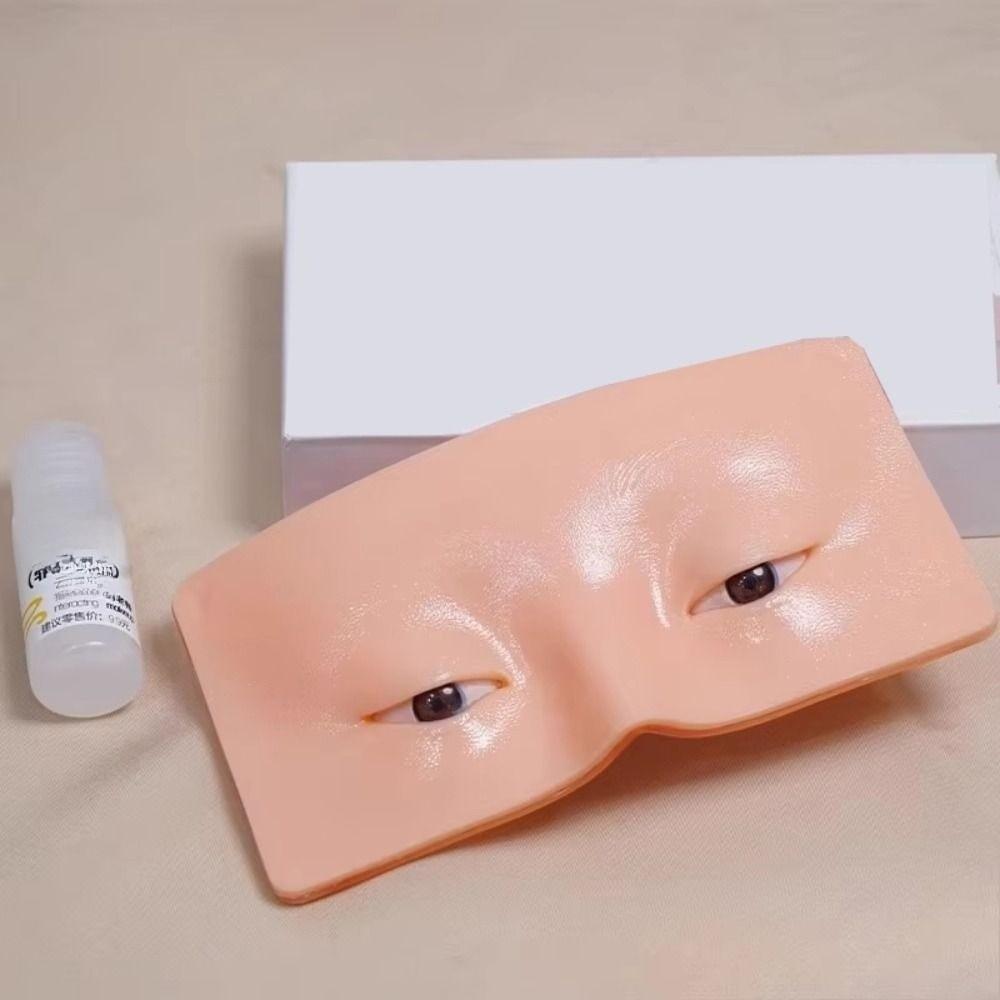 Pelle per Pratica Tatuaggio Sopracciglia Modello Realistico 3D Pad per Allenamento Eyeliner Viso Pratica Eyeliner