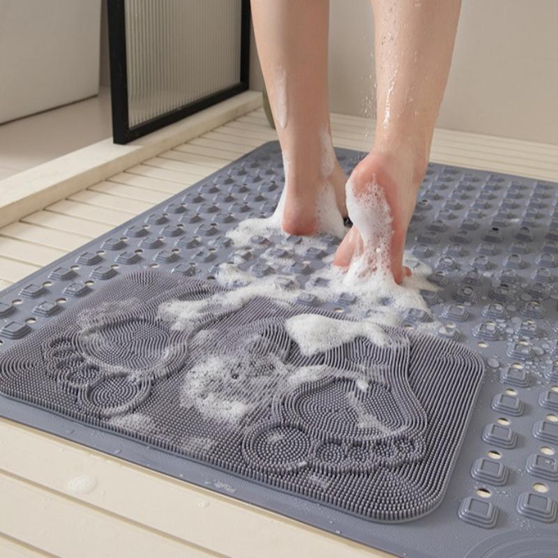 Badezimmer Anti-Rutsch-Matten Badehaus Dusch-Massagematten PVC Hydrophobe Bodenmatte Leicht zu reinigen Schnell trocknend Badematte Familie Hotel Universal