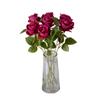 Single Velvet Strand Rose Simulation Flower Table Decor And Special Occasions