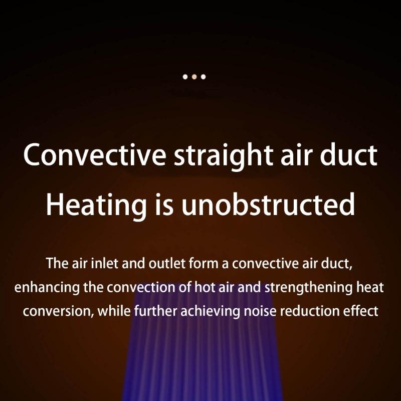 Small Electric Heaters Fast Warming up Low Noise Operation Automatic Shutoff Safety Feature for Bedroom Indoor Heating