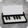 Business Card Holder 3D Printed Piano Key Design Holder for Cards And Receipts Creative Music-Themed Office Desk Organizer Novelty Office Gift for