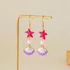 Nauticals Inspire Shell Shape Earrings Jewelry With Secure Hook Closure Comfortable Designs for Special Occasions