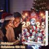 1 Pc Christmas Advent Calendar 2D Flat Snowman Countdown Calendars Xmas Tree Hanging Pendant Ornaments New Year Kids Gifts