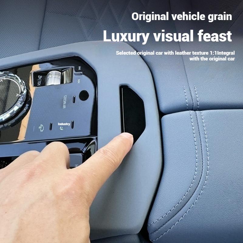 For BMW Series5 G60 i5 2024-2025 Car Paint surface Centre Console Gearshift Panel Cover Protection Stickers Interior Accessories
