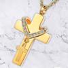Double Cross Cremation Pendant for Ashes Special Materials Graduation Gifts