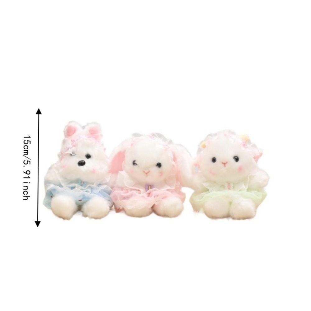 Soft Plush Animal Plush Keyring Dress Up Doll Plush Bag Pendant Birthday Gift