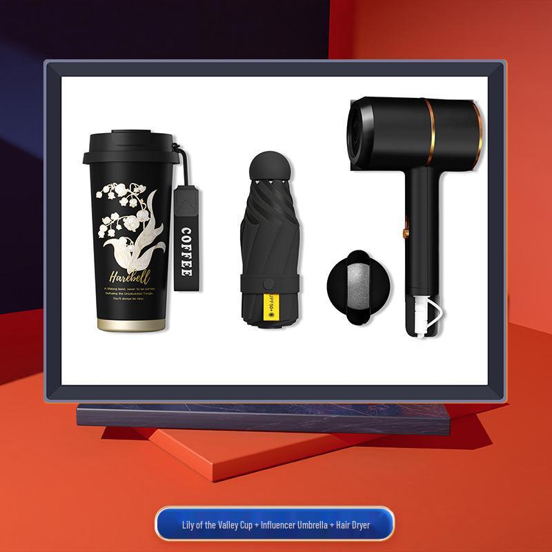 High-End Souvenir Gift Set: Custom Logo Coffee Mug & Power Bank
