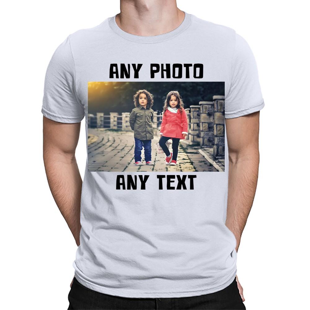 Personalised Any Text Photo Picture Stag Hen Party Mens TShirts TA56 1T9A5 2XL