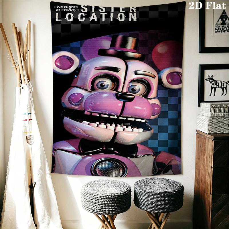 Five Nights at Freddy's Pattern Home Decor Tapestry, Wall Hanging, Decorative RV Wall Cloth.ZGT0914011