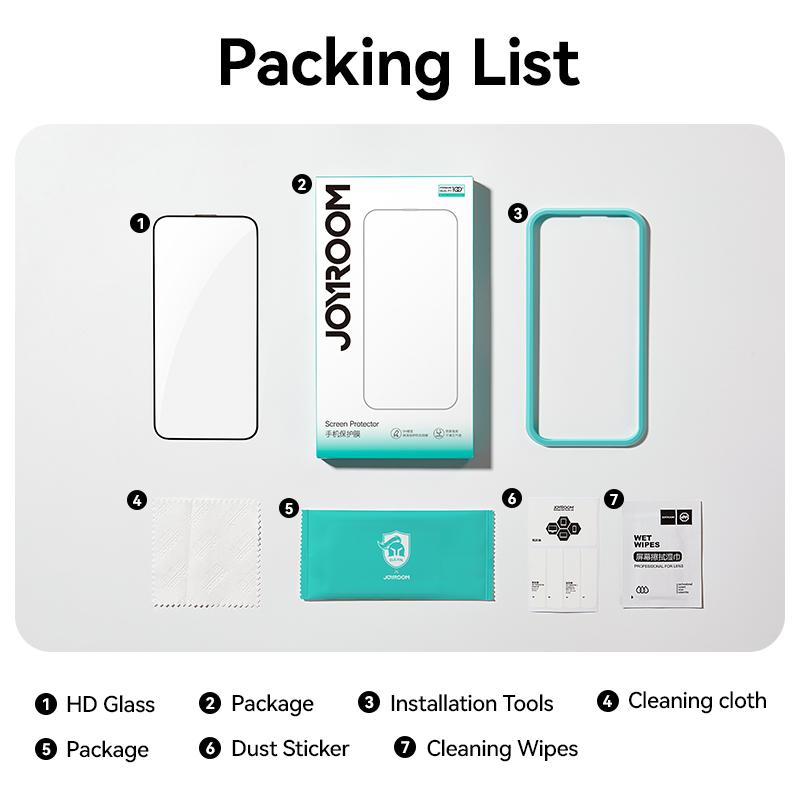 3 Stück HD Glas Displayschutz für iPhone 17 16 15 14 Pro Max Vollbild Gehärtetes Glas Schutz für iPhone