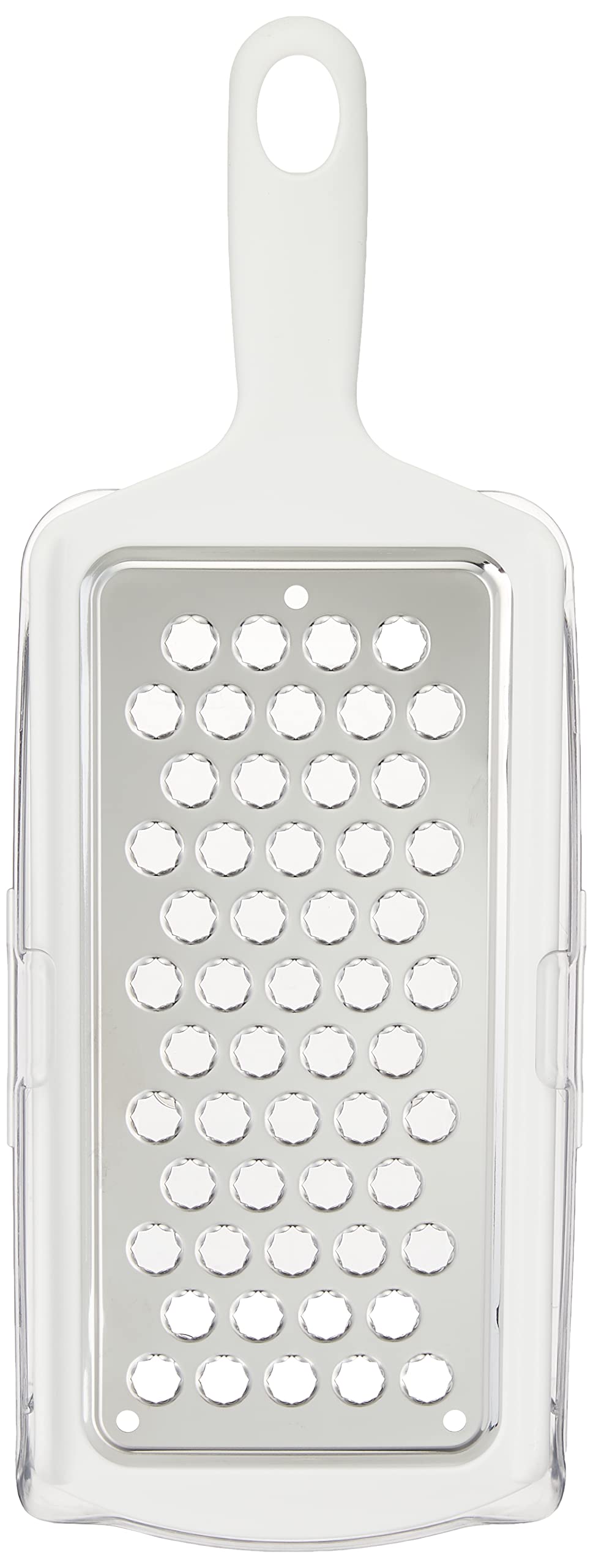 Shimomura Industries Nabetomo Stainless Steel Grater with Container NBT-607 белый
