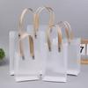 5Pcs Frosted Translucent Pvc Loot Bag Gift Bagbbags For Gifts Packing Bag Pvc Hand Bag Party Decor Souvenir Tote Bags