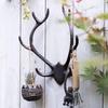 Metal Cast Iron Wall Storage Hooks for Storing Items Restaurant Bar Antlers Decorative Wall Hanging Retro Style Classical Hook