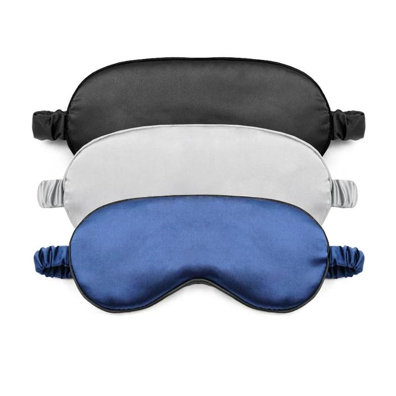1PC Women Imitated Silk Sleep Eye Mask Portable Travel Eyepatch Nap Eye Patch Rest Blindfold Eye Cover Sleeping Night Eyeshade
