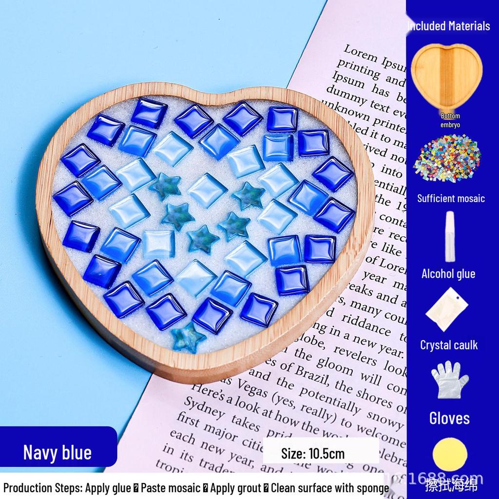 DIY Mosaic Coaster Craft Kit for Kids - Patchwork Creative Art