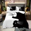 3D Printed Bedding Set: Bed Sheet, Pillowcase, Brushed Fabric