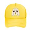 Blonde Pop Art Tongue Out Portrait Mesh Baseball Cap For Womens Unisex FeUnisex Beach Dad Hat Hip Hop