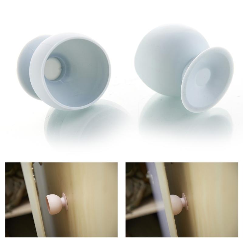 Cup Type Door Knob Dust Cover Wall Protectors Door Handle Guard Stoppers Baby Safety Supplies Crash Pad Accessory