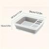 Dish Drying Rack with 3-Compartment Utensil Holder, Kitchen Countertop Organizer - Multifunctional Plate Storage Solution for Tableware and Plates