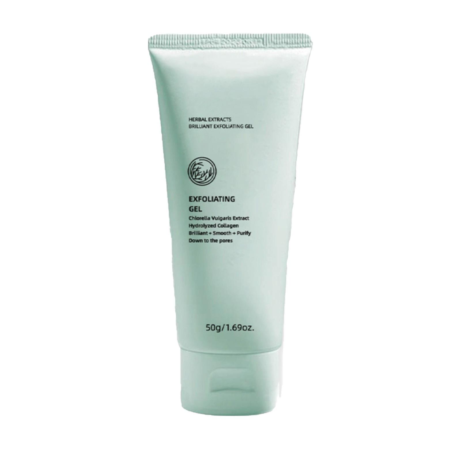 

Травяной отшелушивающий гель, глубоко и нежно очищающий, отшелушивающий, увлажняющий, осветляющий гель, 50 г One Size зелёный