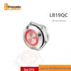 Lanbo Metal Tactile Push Button Switch, 16-22mm, High Current, Momentary, IP67, Lighted Reset.
