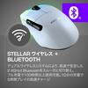 ROCCAT Gaming Mouse Kone Pro Air Wireless 2.4GHz/Bluetooth White/White Optical/19K/Optical Switch/Side Button/Lightweight 75g/PTFE/Reflex/RGB German D