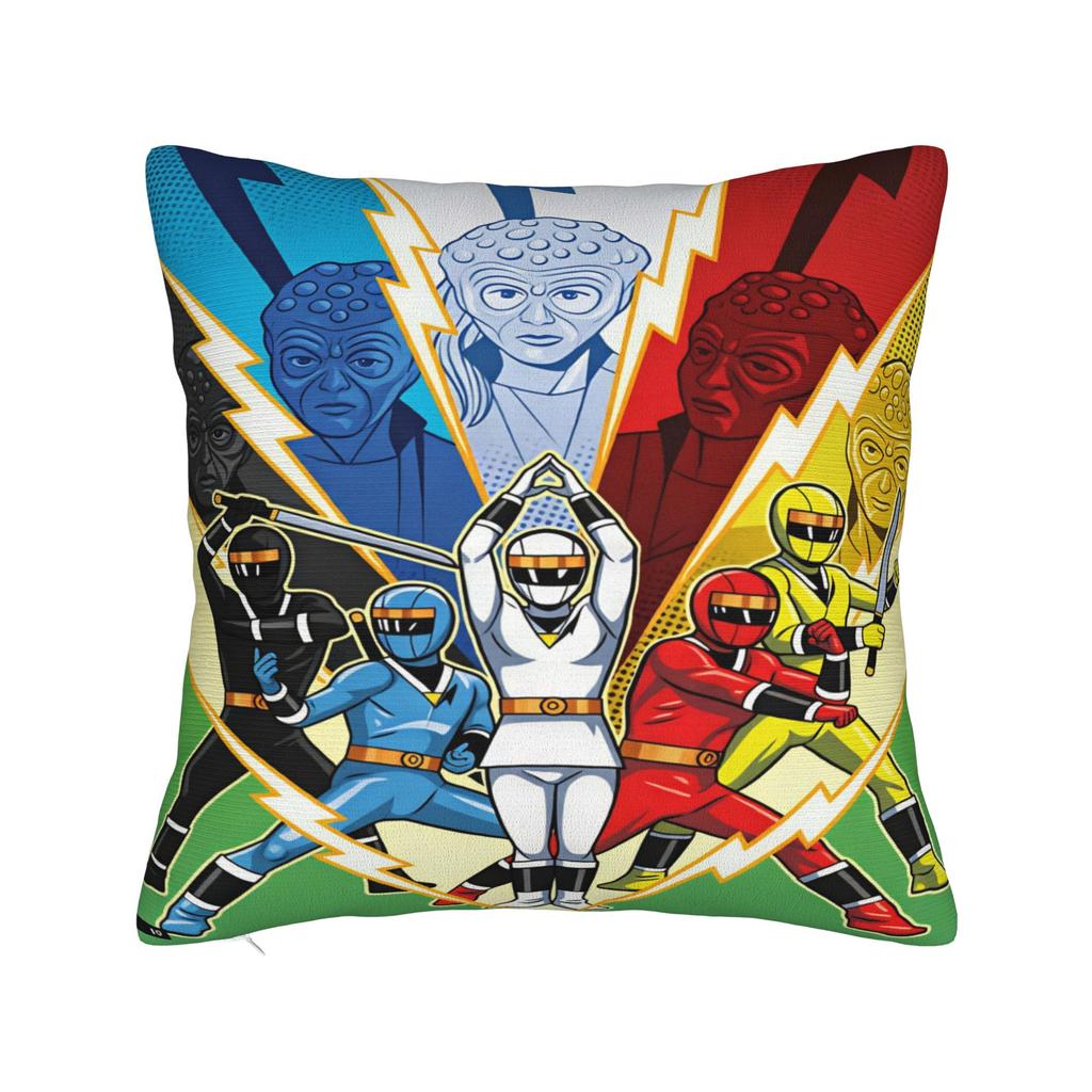 Super Sentai Pillow Case Soft Pillow Cover For Living Room Chair Morden Pillowcases