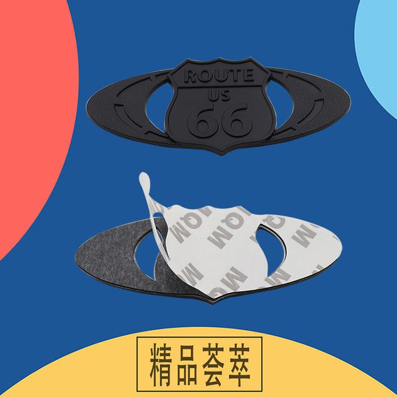 3D Premium ROUTE US 66 pro univerzální auta Moto Bike Dekorativní kapota auta Blatník kufr Zadní kapota Štítek Odznak Nálepka
