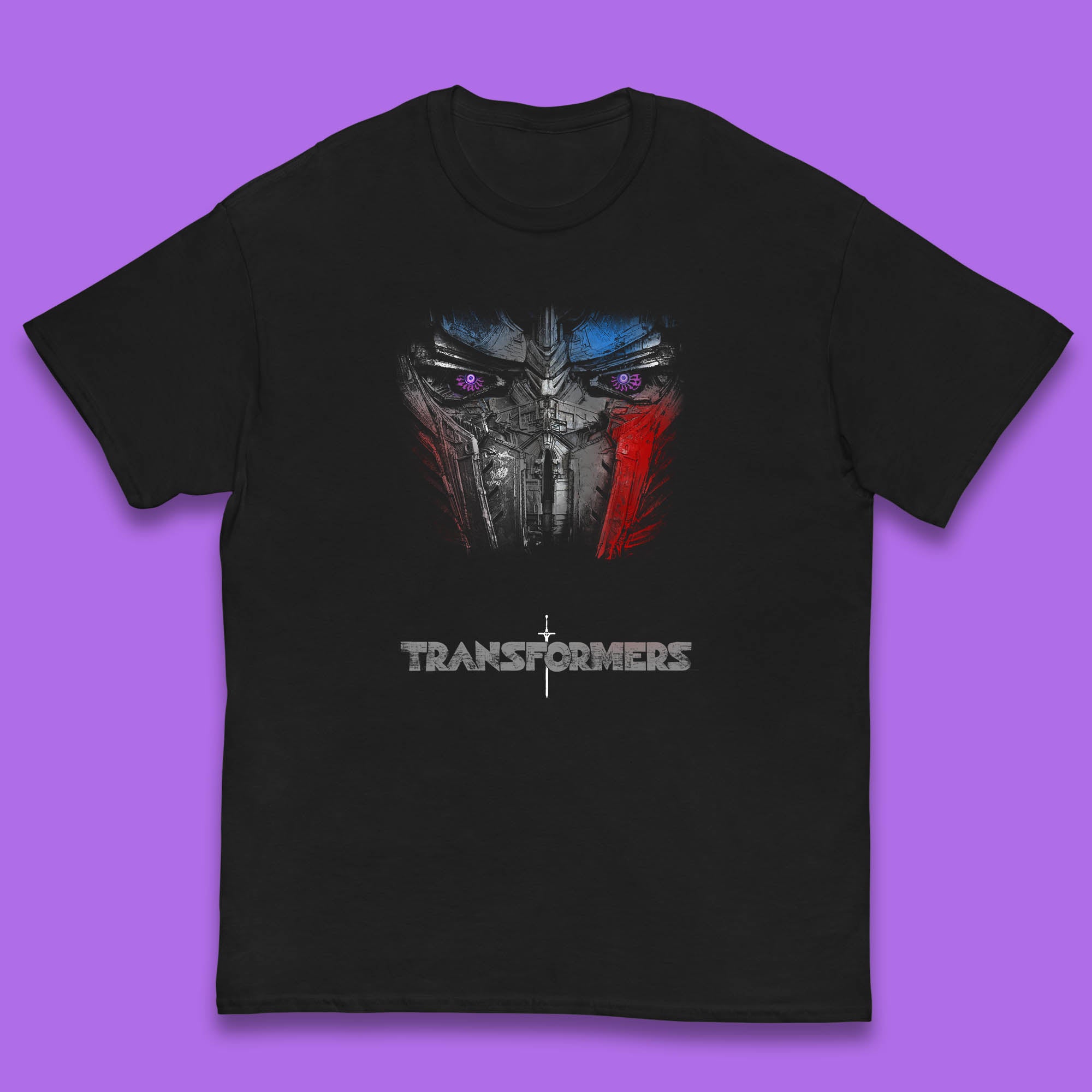 Transformers The Last Knight Optimus Prime Autobot Science Fiction Action Adventure Movie Kids T Shirt 140