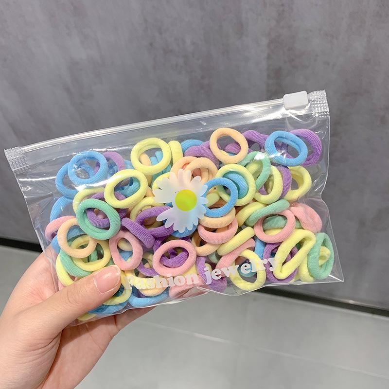 Elastic Hair Tie for Children and Women - Soft, Hair-Friendly Rubber Bands for Little Girls and Babies