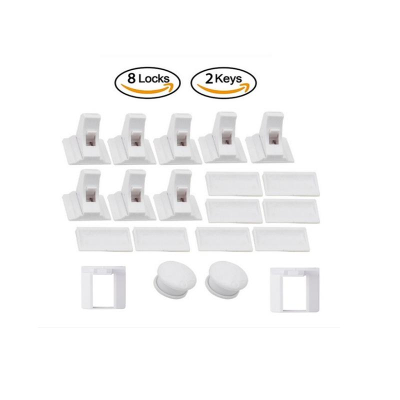 Magnetic Child Safety Lock Limiter Children Protection Baby Safety Lock Invisible Lock Kids Security Drawer Latch Cabinet Door