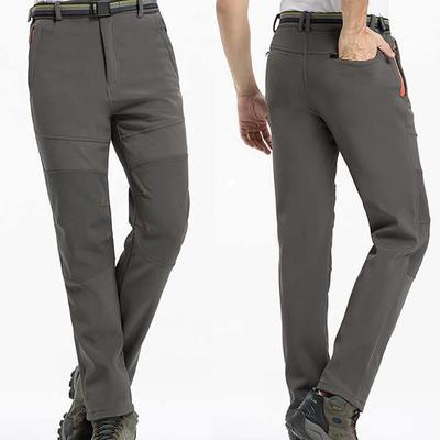 Zimowe spodnie turystyczne wodoodporne na zewnątrz wędkarstwo narciarstwo polar ciepłe spodnie