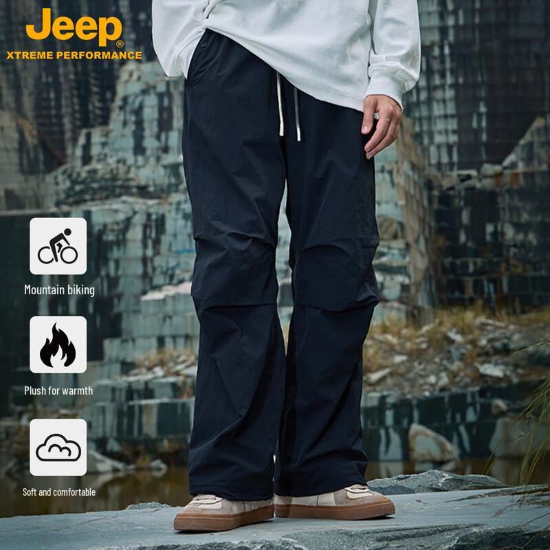 Jeep Унисекс Ветрозащитная Водонепроницаемая Флисовая Куртка в Ретро Стиле XL