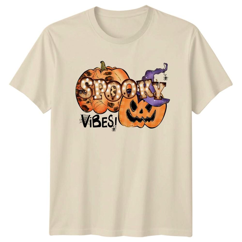 Spooky Vibes TShirt Spooky Season Halloween Halloween Gift For Him And Her