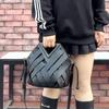 Woven Leather Bucket Bag Women Large Capacity Handheld Shoulder Crossbody In Soft Genuine Cowhide