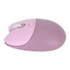 Cute Cat Wireless Mouse Mute USB Receiver Cute Portable DPI Mouse for Laptops 3-Level (Purple)