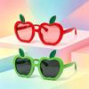 Apple-Shaped Party Sunglasses: Fun Decorative Glasses for Summer, Beach, Birthday, Picnic, or Selfie!
