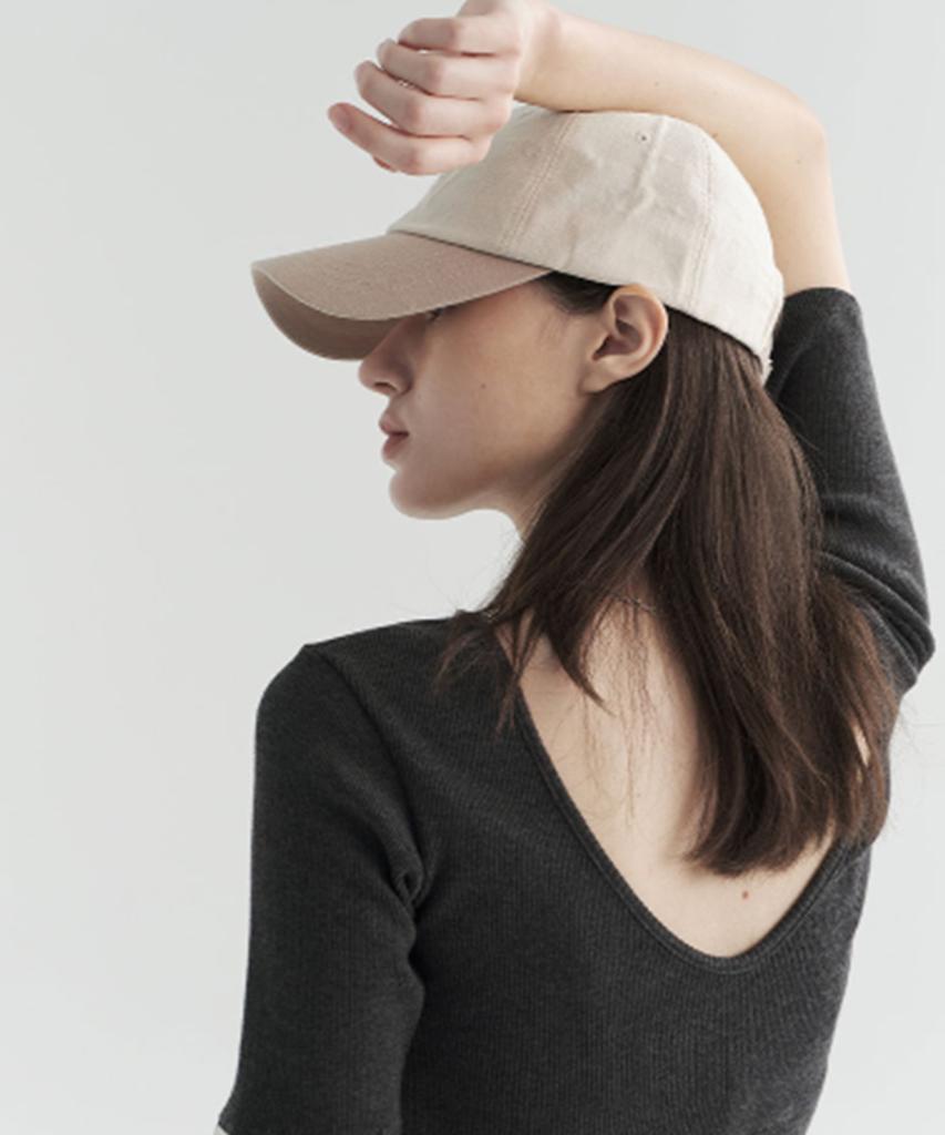 FOETTE Leaf Short Sleeve Crop Top - Charcoal
