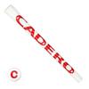 CADERO 2x2 Pentagon Duo UT Golf Grip White and Red S Size Ribbed with Backline