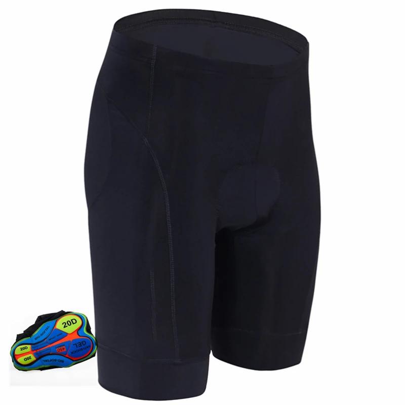 Outdoor Shockproof Cycling Shorts 20D Gel Pad Cycling Short Pants Mountain Bike Shorts Cycling Clothing Bicycle Clothes