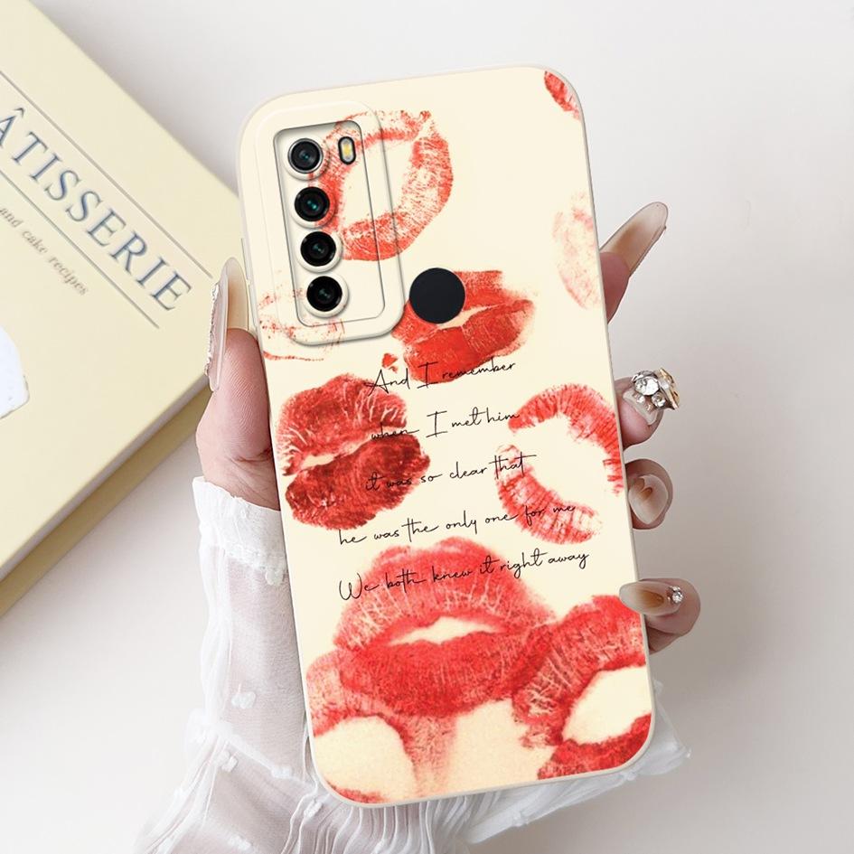 For Xiaomi Redmi Note 8 Case Luxury Flower Cactus Soft Silicone Camera Protection Cover For Redmi Note 8T Coque Note8 Phone Case