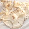 Ladies' Breathable Cartoon Cotton Underwear - Comfortable Antibacterial Waistband Triangle Pants
