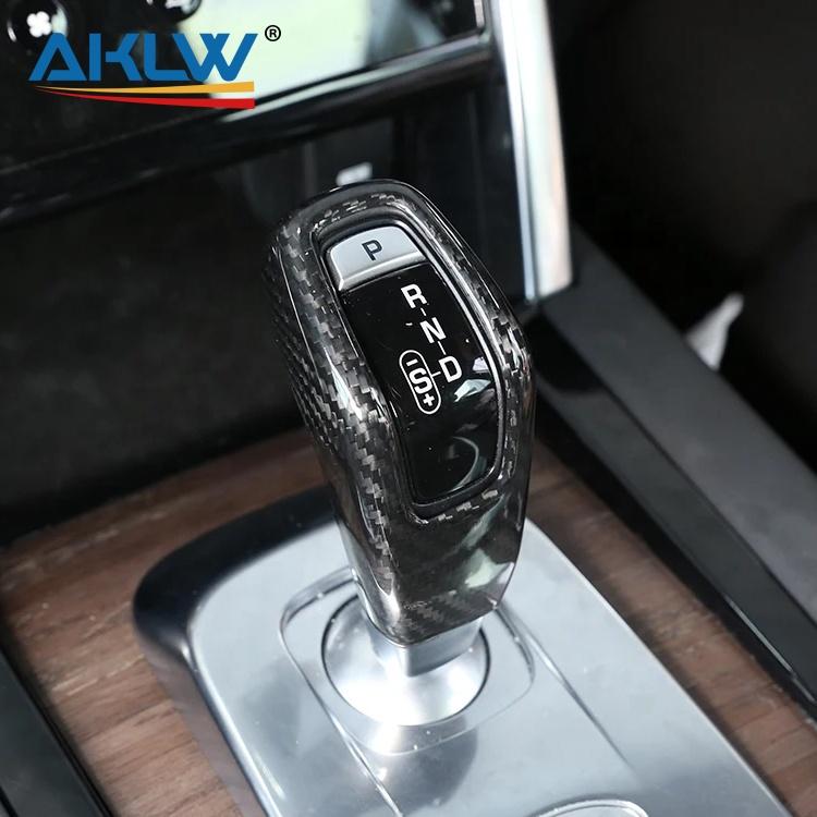 For Land Rover-Range Rover Sport RR Real Carbon Fiber Interior Accessories Central Console Gear Shift Knob Head Cover Trim