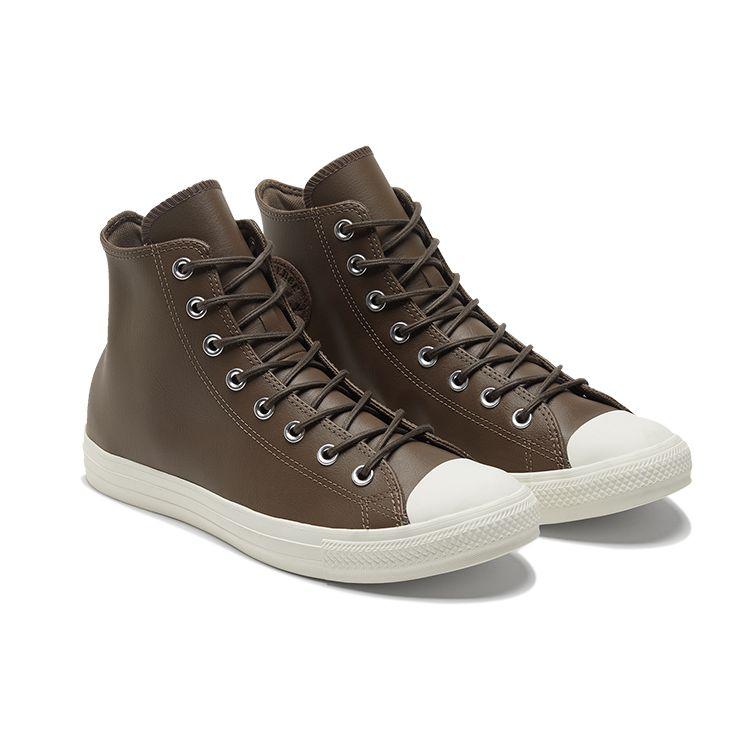 Converse Chuck Taylor All Star High Color Leather - Engine Smoke Unisexové tenisky Hnědé 170101C